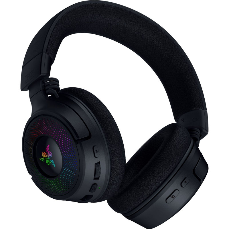 Гарнітура ігрова Razer Kraken V4, USB-A/WL/BT, RGB, чорний RZ04-05170100-R3M1