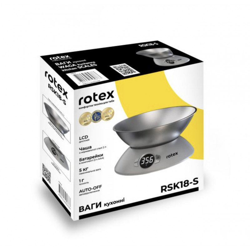 Ваги кухонні Rotex RSK18-S