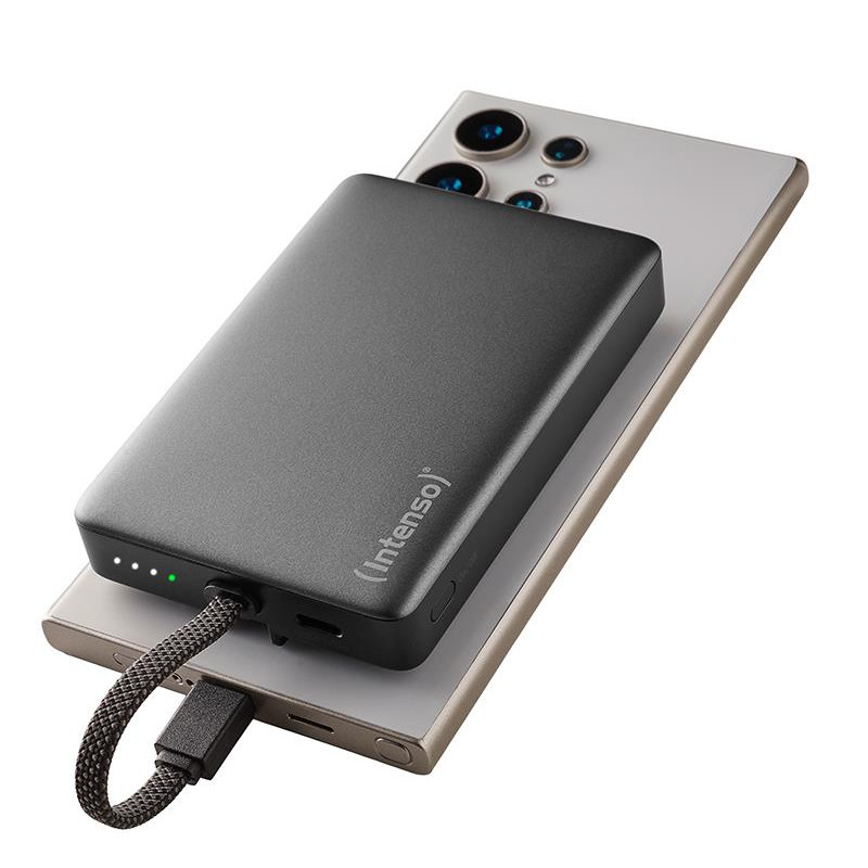 Портативний зарядний пристрій INTENSO USB 10000MAH MAG GREY 7340034 MC10000