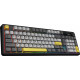Бездротова механічна клавіатура Ajazz AK980 V2 Gift Switch V2 Black Grey Yellow (AK980-V2-G-BGY)