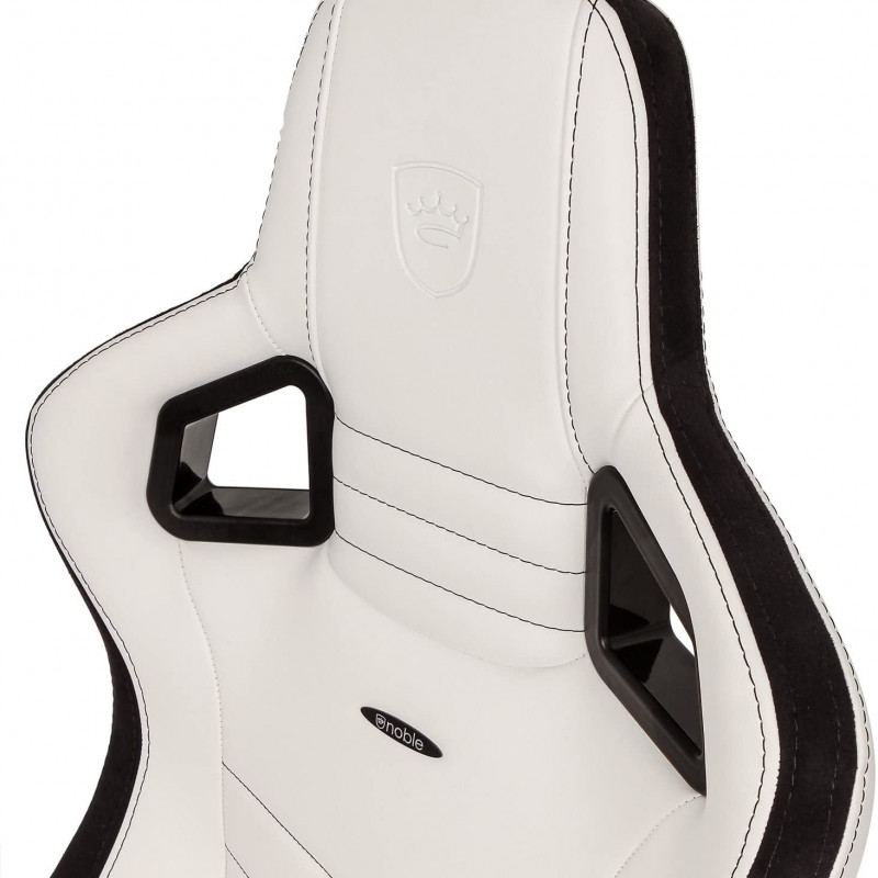 Ігрове крісло Noblechairs EPIC штучна шкіра, білий NBL-PU-WHT-001