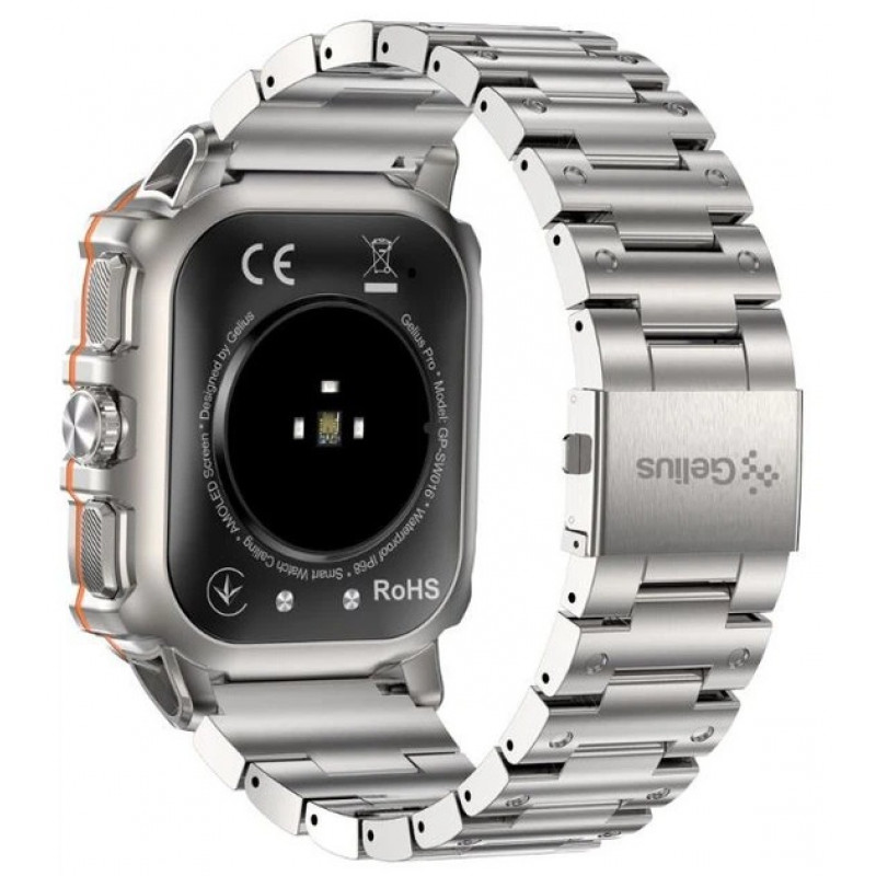 Смарт годинник Gelius Tactical Heavy (GP-SW016) Silver Titan