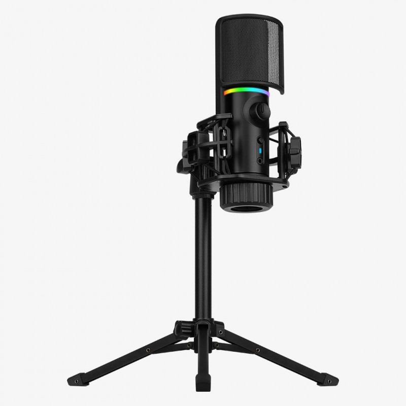 Мікрофон Streamplify MIC-48-RGB-TP, чорний SPMC-MZ1C127.11