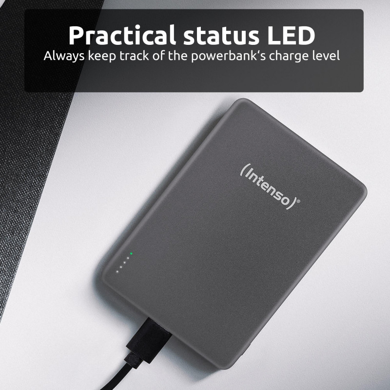 Портативний зарядний пристрій INTENSO USB 10000MAH MAG GREY 7344034
