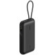 Акумулятор портативний Power Bank Belkin 10000мА·год, з інтегрованим кабелем USB-C, чорний BPB029HQB