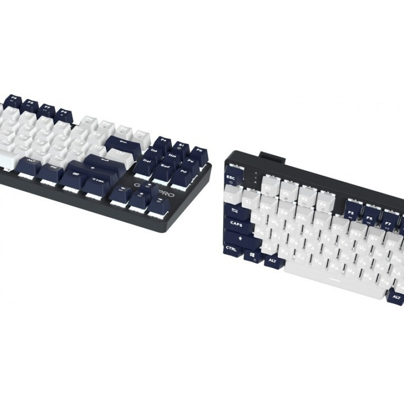 Дротова механічна клавіатура GamePro Genesis Metallic (MK110B) 87% Red switches