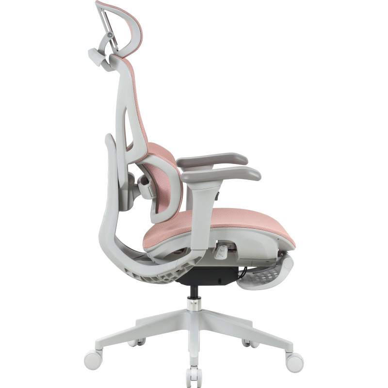 Крісло офісне OfficePro Elite OC950GLP Gray/Light Pink