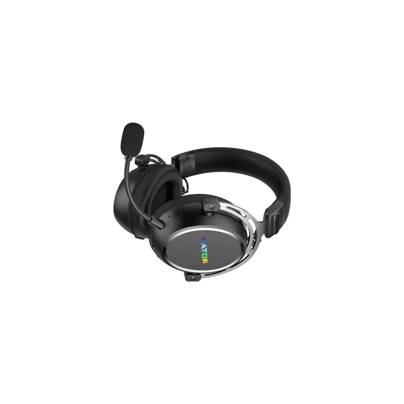 Ігрова гарнітура HATOR HYPERGANG 3 Hi-Res (ESH55) wireless black, SyncHUB connection