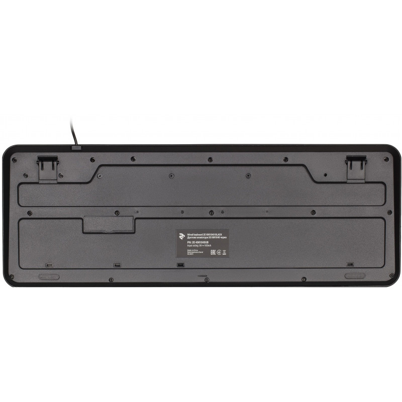 Клавіатура 2E KM1040 104key, USB-A, EN/UK, чорний 2E-KM1040UB_UA