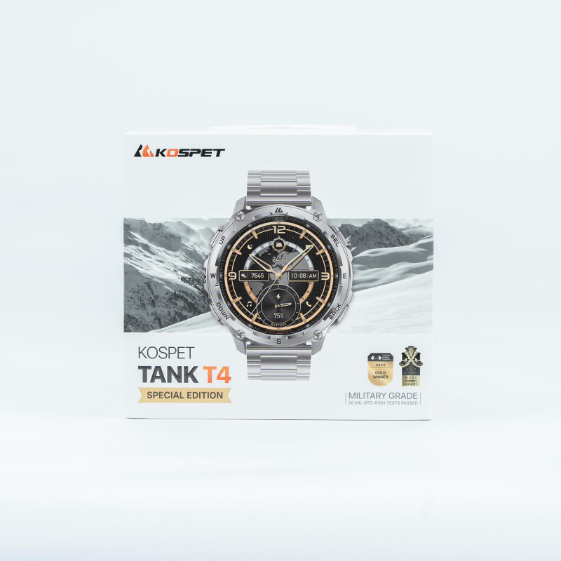 Розумний годинник KOSPET TANK T4 SE SILVER