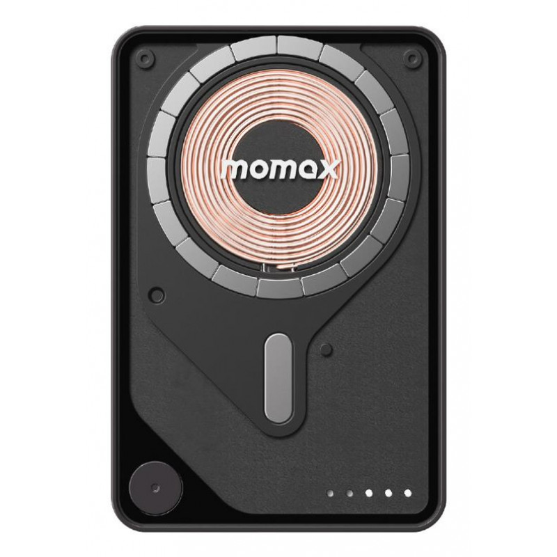 Портативний зарядний пристрій MOMAX WRL 5000MAH BLACK IP131HKD