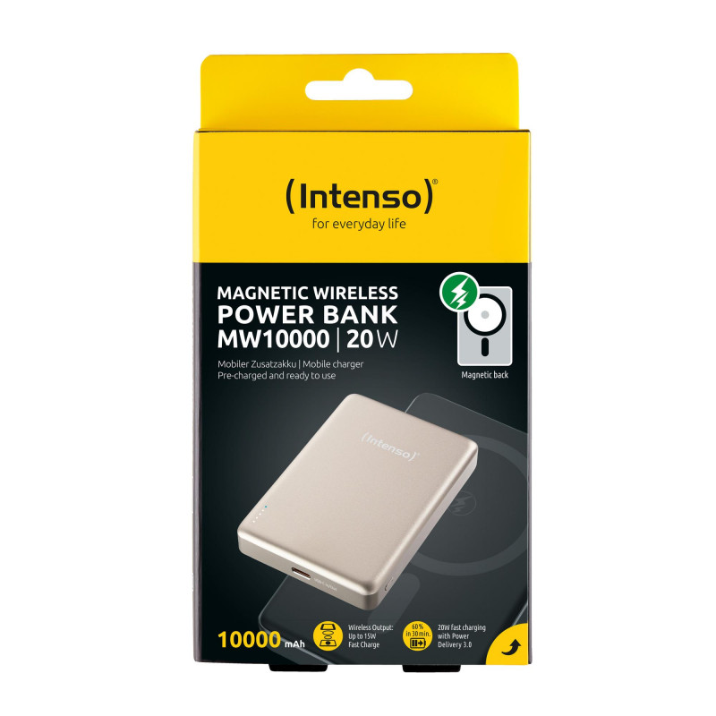 Портативний зарядний пристрій INTENSO USB 10000MAH MAG CHAMPAGNE MW10000 7344031