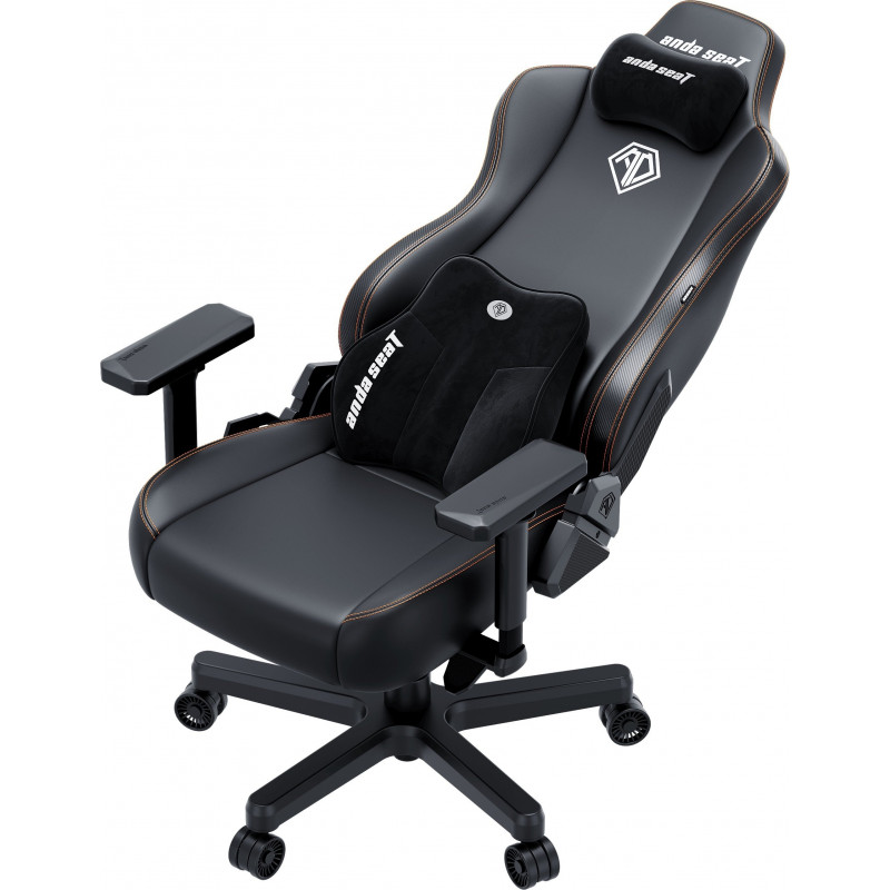 Крісло ігрове Anda Seat Kaiser 3E Black PVC Size XL AD23YC-XL-08-B-PV/C-B01