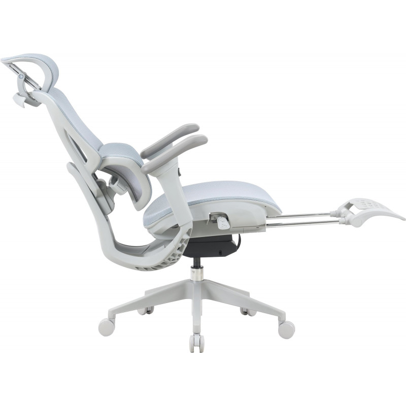 Крісло офісне OfficePro Elite OC950GLB Gray/Light Blue