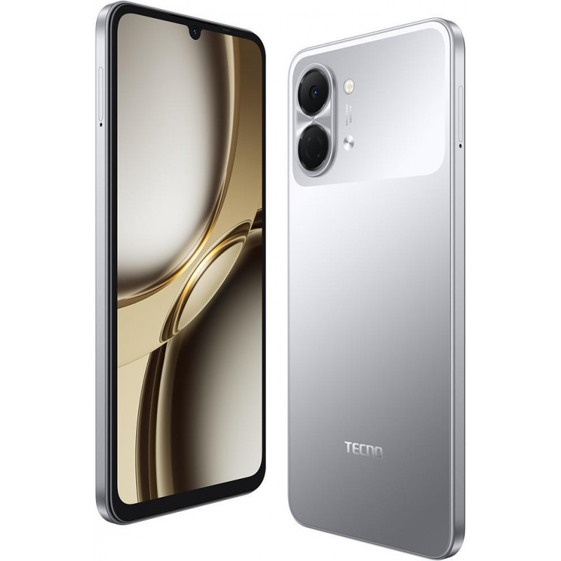 Смартфон TECNO Spark Go 3 (KM3) 4/128ГБ, 2SIM, Titanium Grey 4894947105296
