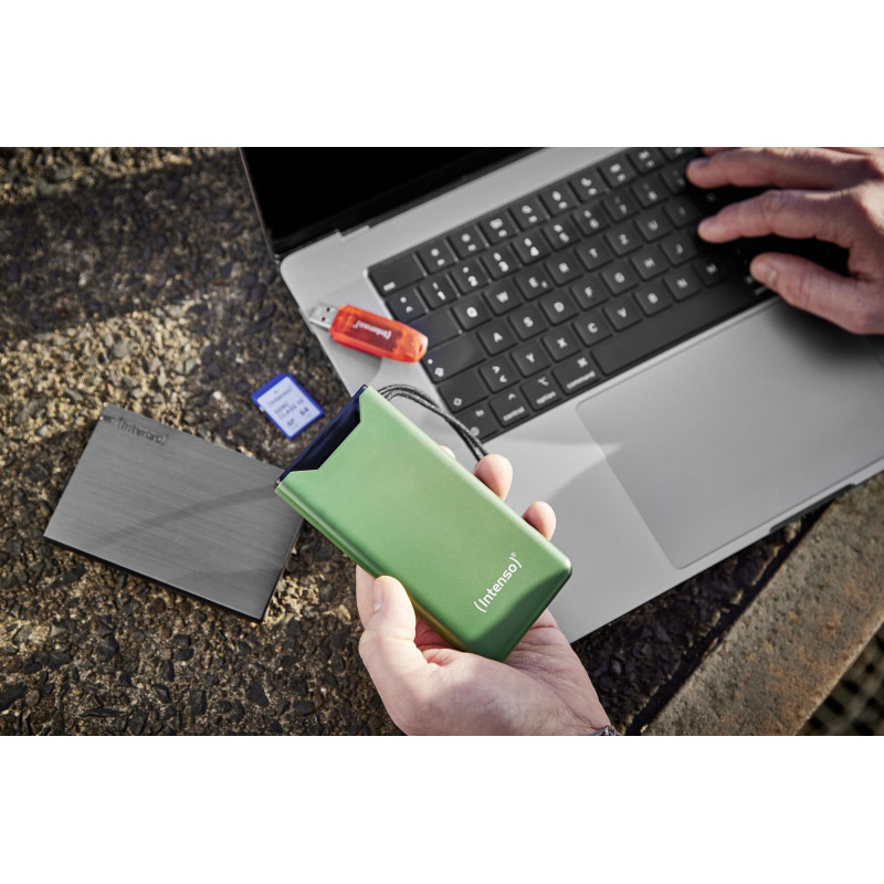 Портативний зарядний пристрій INTENSO USB 10000MAH QC3.0 GREEN F10000 7332037