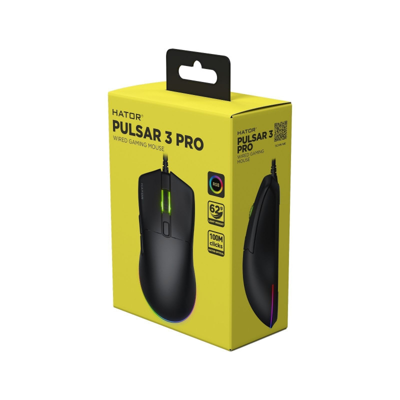 Ігрова миша HATOR Pulsar 3 PRO (HTM620) black