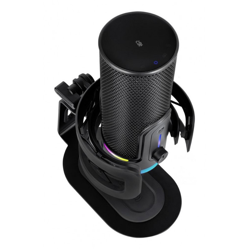 Мікрофон Streamplify MIC PRO-192-RGB-ST, чорний SPMC-MP3C327.11