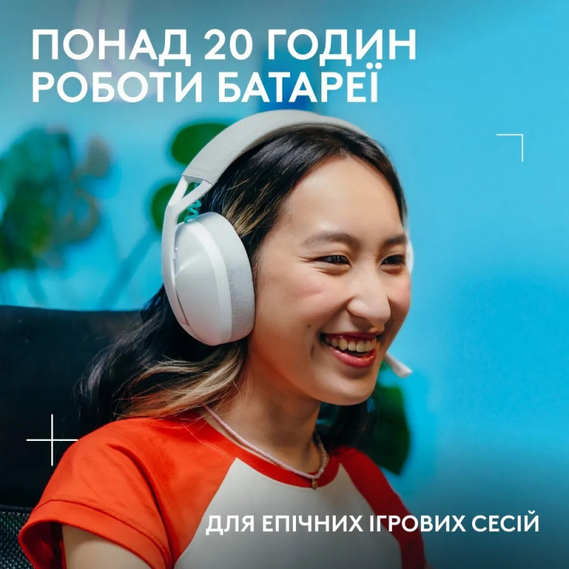 Навушники Logitech G321 Lightspeed Wireless White (981-001569)