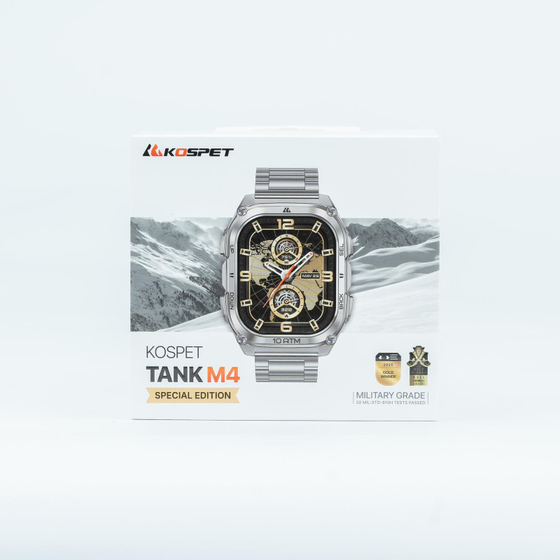 Розумний годинник KOSPET TANK M4 SE SILVER