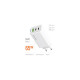 Зарядний пристрій Colorway GaN Mini 65W PD Port PPS USB (USB-2C1A) біле