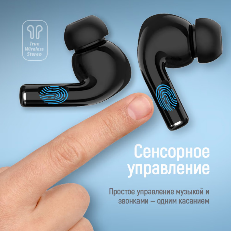 Навушники СolorWay Slim TWS-5 Earbuds Black