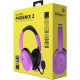 Ігрова гарнітура HATOR PHOENIX 2 Hi-Res (ESH42) wireless cyber violet, SyncHUB connection