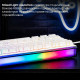 Дротова механічна клавіатура Ajazz NK68 Red switches Side contour White (NK68-R-S-W)