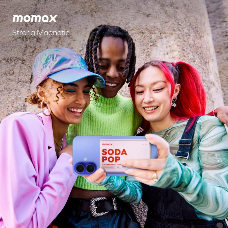 Портативний зарядний пристрій MOMAX WRL 10000MAH TITANIUM IP137L