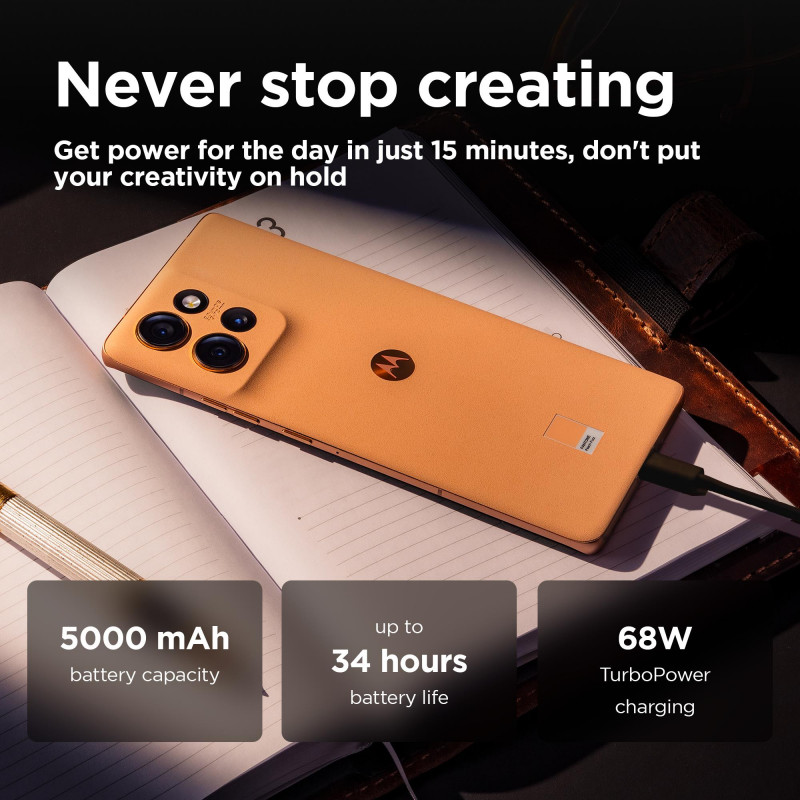 Смартфон MOTOROLA EDGE 50 12/512GB PEACH FUZZ