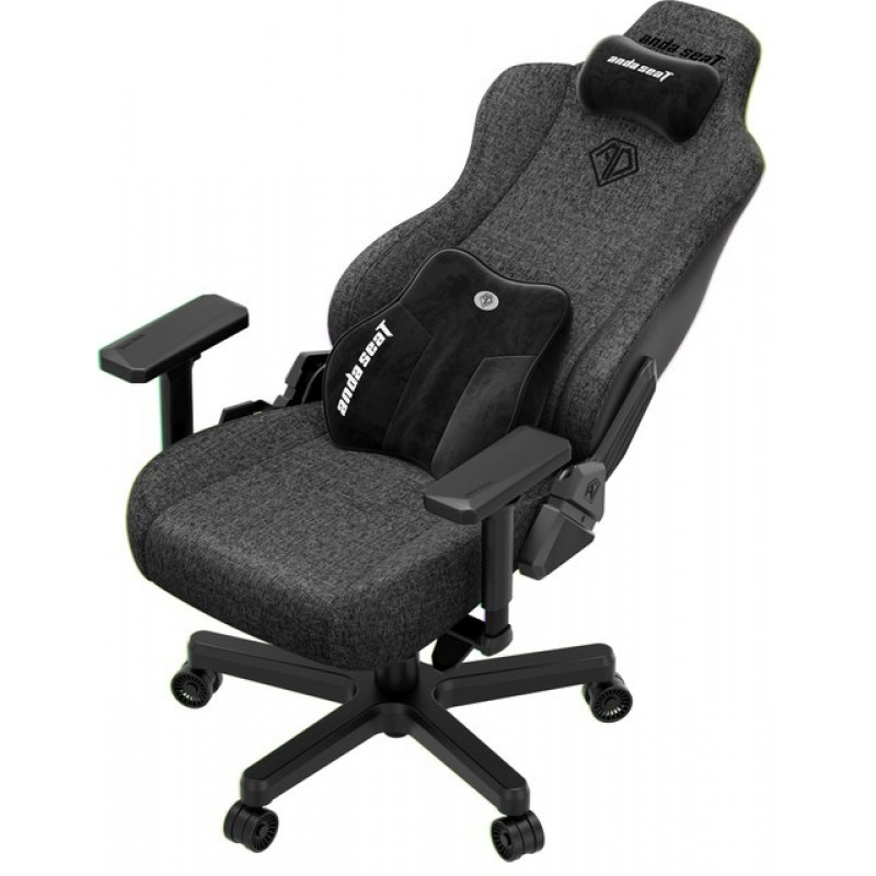 Крісло ігрове Anda Seat Kaiser 3E Dark Grey Fabric Size XL AD23YC-XL-09-GB-CF-G01