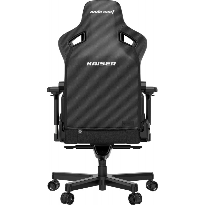 Крісло ігрове Anda Seat Kaiser 3 Black Fabric Size XL AD12YDC-XL-01-B-CF