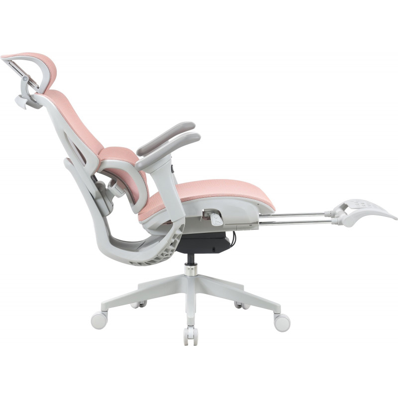 Крісло офісне OfficePro Elite OC950GLP Gray/Light Pink