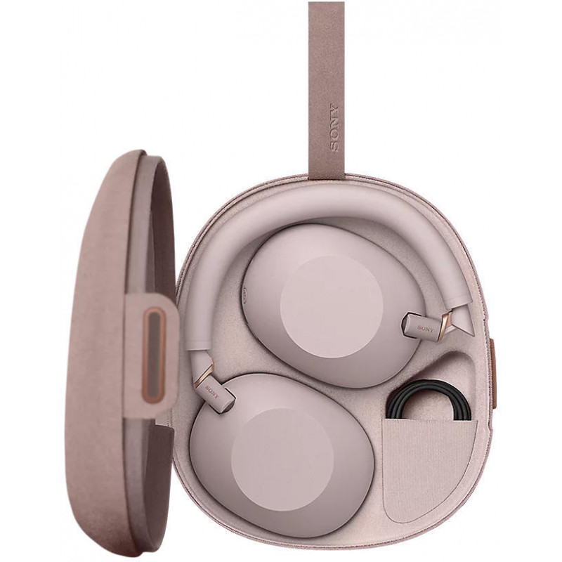 Навушники Over-ear Sony BT 5.3, ANC, Hi-Res, AAC, LDAC, LC3, Wireless, Mic, Рожевий WH1000XM6P.E
