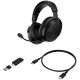 Гарнітура ігрова HyperX Cloud Stinger 3, WL/BT/USB-A/USB-C, 0.5м, чорний BS1T8AA