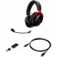 Гарнітура ігрова HyperX Cloud III S, WL/USB-A/USB-C, чорно-червоний A59Z0AA