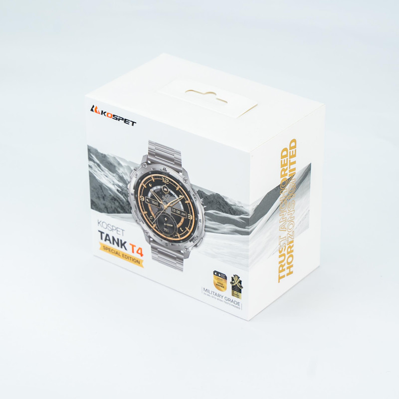 Розумний годинник KOSPET TANK T4 SE SILVER