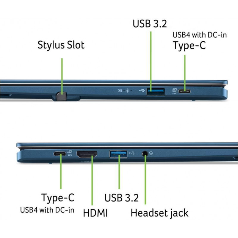 Ноутбук Acer Swift Spin 14 AI SFSP14-Q51T NX.W0KEU.002