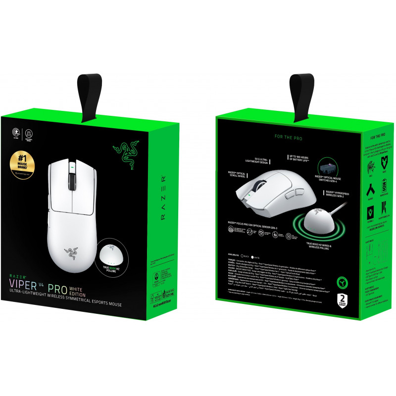 Миша RAZER Viper V4 PRO Wireless, white (RZ01-05630200-R3G1)