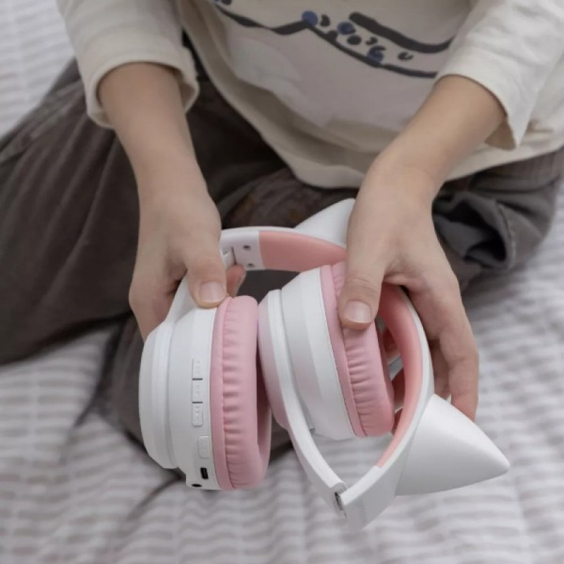 Бездротові навушники Proove Kids Neko (APP) (white/pink)