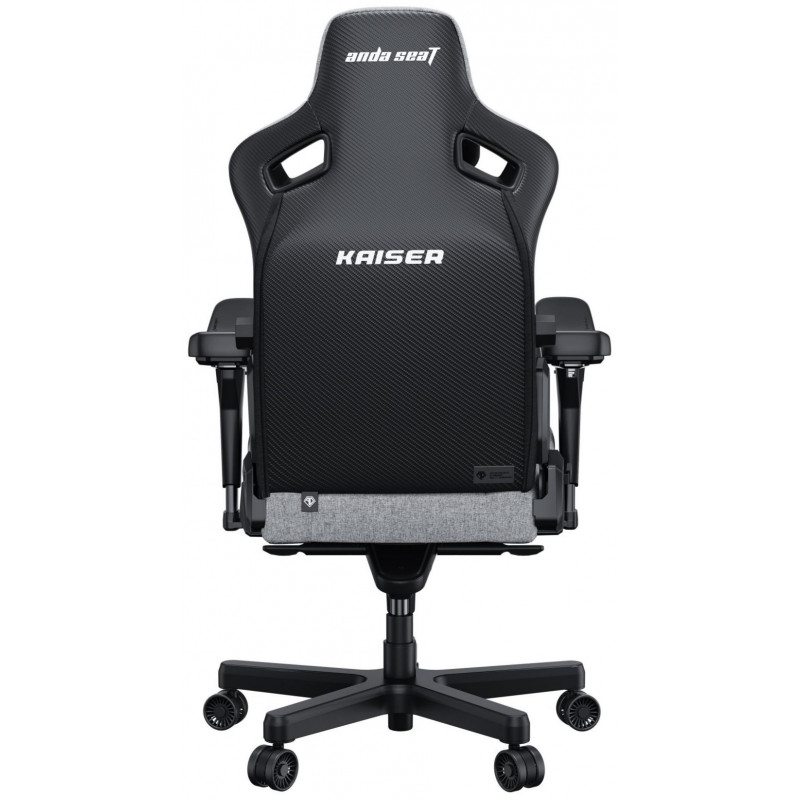Крісло ігрове Anda Seat Kaiser 3 Pro Fabric Gray Size XL AD12YDC-XL-01-G-PV/F-G02