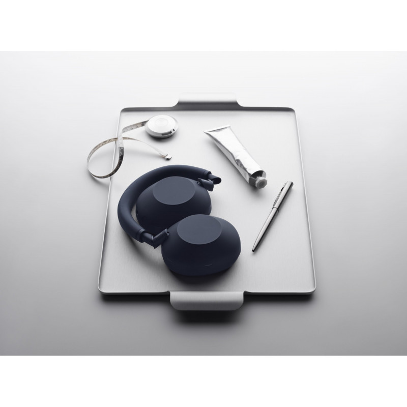 Навушники Over-ear Sony BT 5.3, ANC, Hi-Res, AAC, LDAC, LC3, Wireless, Mic, Синій WH1000XM6L.E
