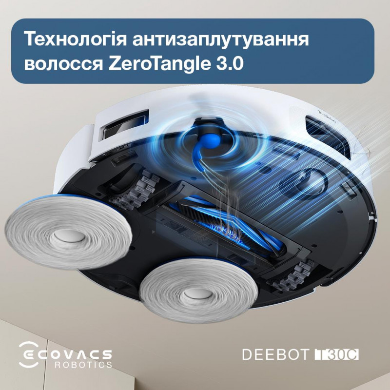 Робот-пилосос ECOVACS DEEBOT T30CDLX71 WHITE DLX71 WHITE