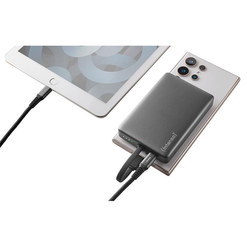 Портативний зарядний пристрій INTENSO USB 10000MAH MAG GREY 7340034 MC10000