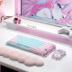 Клавіатура механічна GravaStar Mercury K1 Lite 80keys, BT/WL/USB, Aurora Mist GSK1LITE_PM_MINT