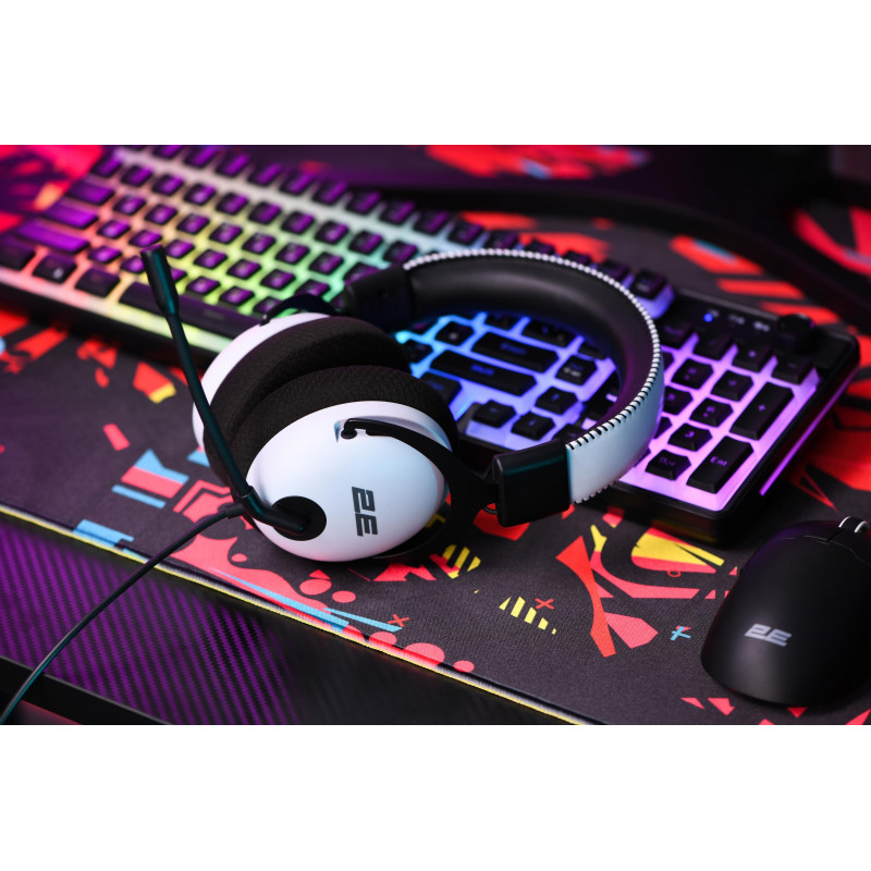 Гарнітура ігрова 2E GAMING HG310 V2, білий 2E-HG310V2-WT