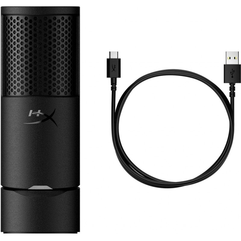 Мікрофон геймінговий HyperX SoloCast 2, Omni, USB-A, 2м, NGenuity, чорний AR0A0AA