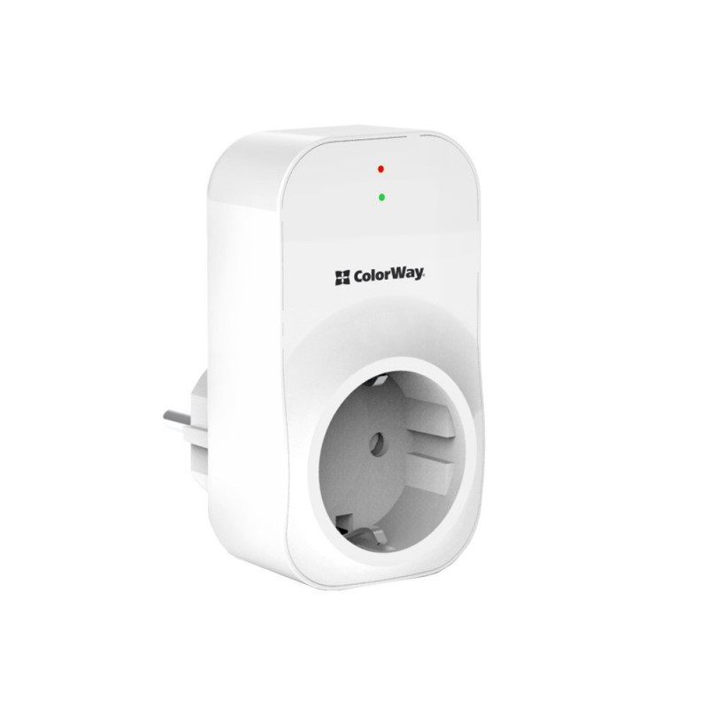 Реле напруги ColorWay (16A/3680W) 165V/260V LED1 White (CW-VR16-03L)