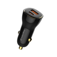 Авто зарядний пристрій Colorway Power Delivery Port PPS USB (USB-A + USB-C) (60W) Black CW-