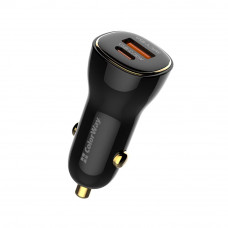 Авто зарядний пристрій Colorway Power Delivery Port PPS USB (USB-A + USB-C) (60W) Black CW-